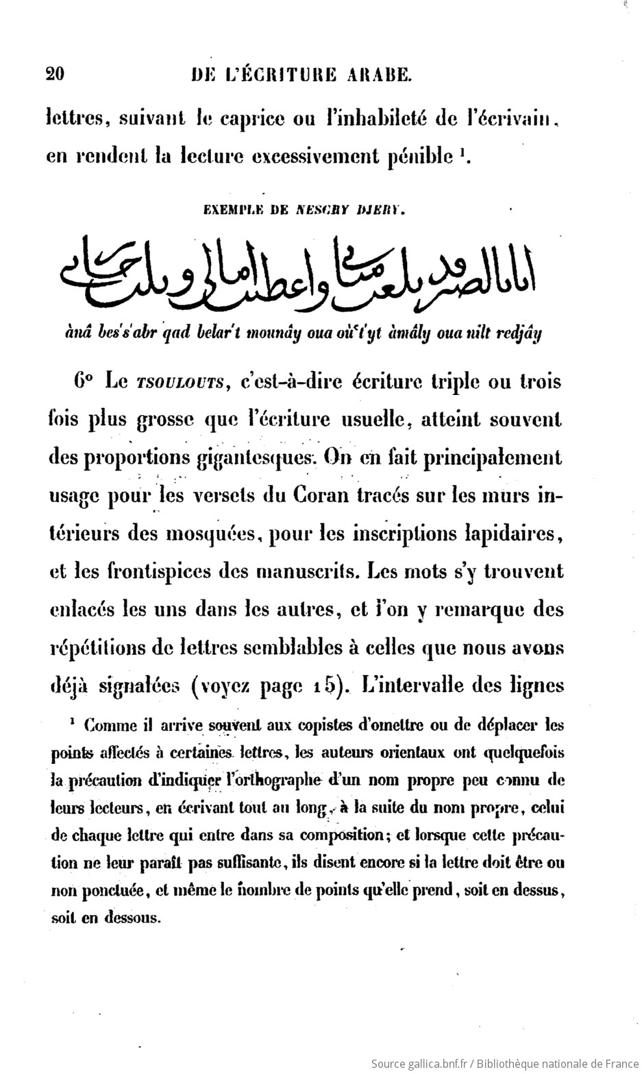 Notice sur les divers genres d'écriture ancienne et moderne des arabes, des persans et des turcs